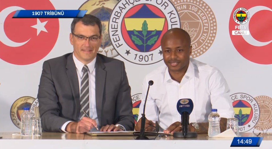 Andre Ayew announce Fenerbahce departure; set to return to Swansea City