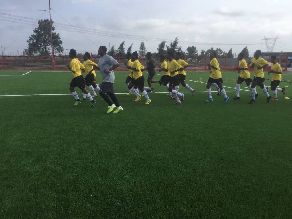 Ghana U17 side, Black Maidens had a training session