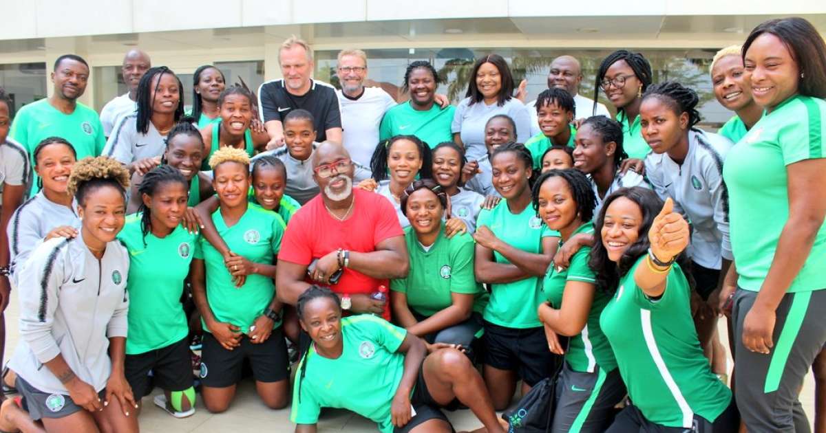 AWCON 2018: NFF capo Amaju Pinnick dedicates Falcons’ trophy to President Buhari