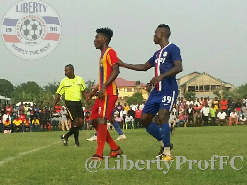 Manaf Umar scores twice as Hearts beat Liberty Professionals in friendly
