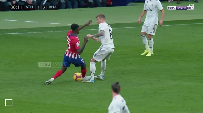 Thomas Partey sees red as Real Madrid win derby