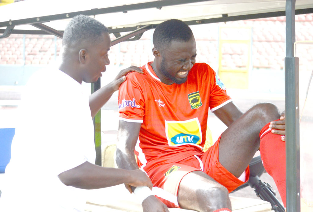Asante Kotoko striker Dany Zabo out for six weeks