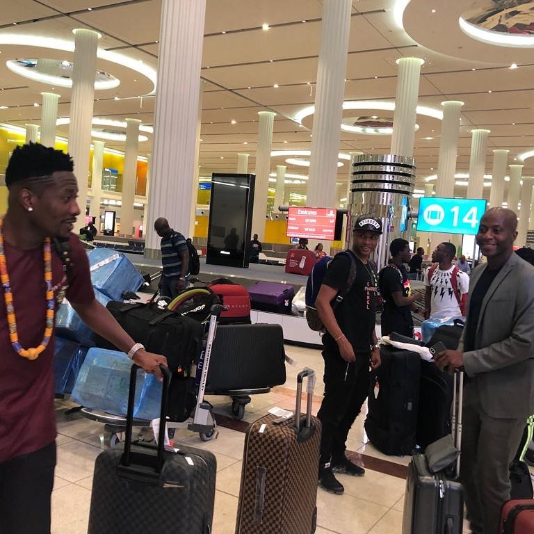 Pictures: Ghana Black Stars arrive in Dubai to begin AFCON preparations