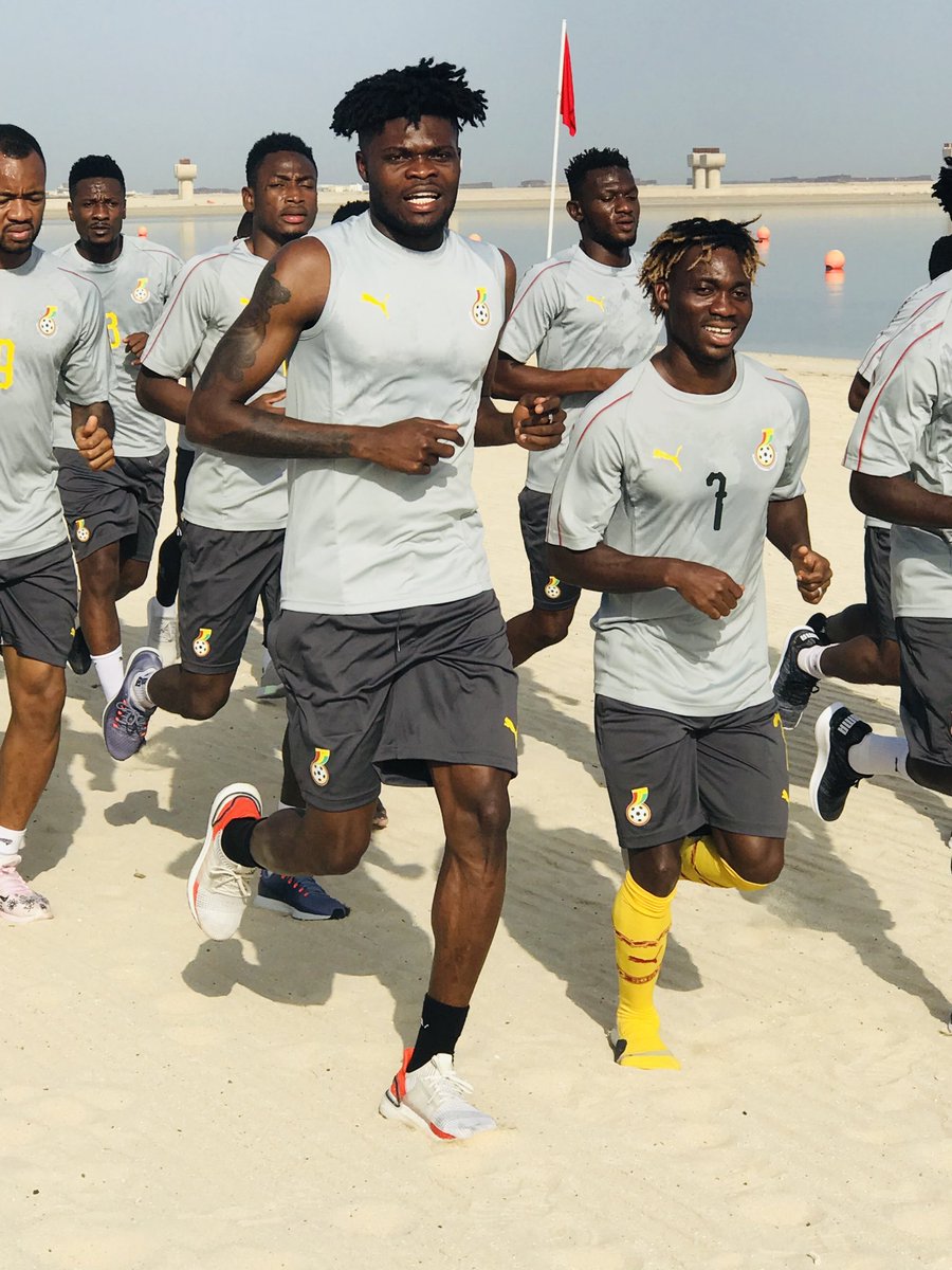 Pictures: Ghana Black Stars begin training sessions ahead of 2019 AFCON