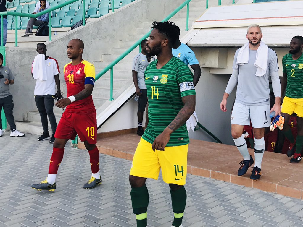 Ghana Black Stars held by South Africa in Pre-AFCON friendlies