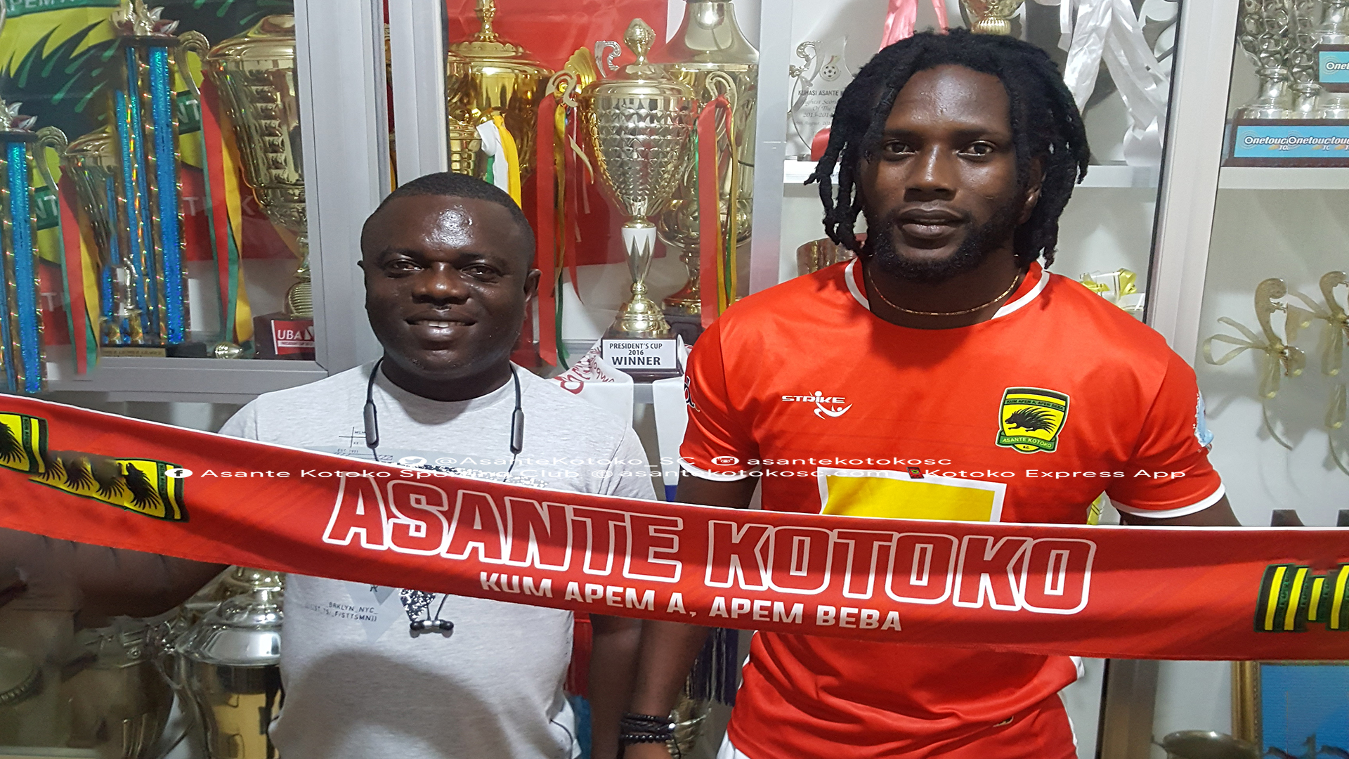 OFFICIAL: Asante Kotoko complete signing of Ivorian striker