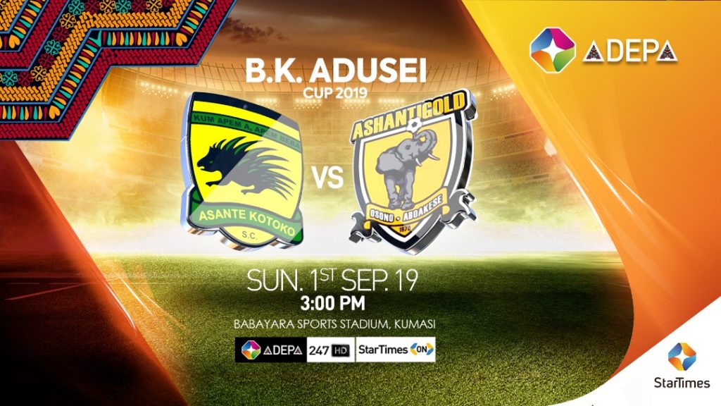 StarTimes to broadcast B.K Adusei Cup between Kotoko and AshGold on Sunday