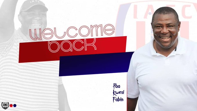 Inter Allies re-hire Paa Kwesi Fabin as Head Coach