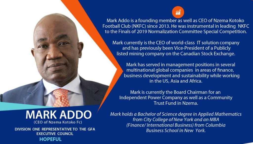 Profile of Mark Addo - the new Ghana FA Vice-President