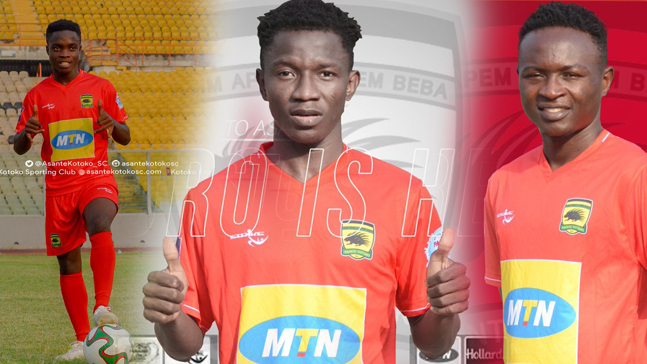 Asante Kotoko complete the signing of three players