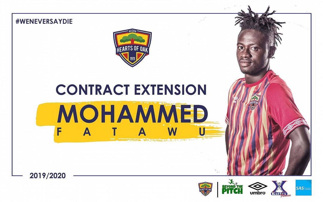 Hearts of Oak extend contracts of three players