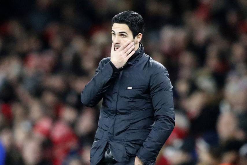 Arsenal coach Arteta tests positive for coronavirus