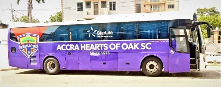 Hearts of Oak acquire new 48-seater bus