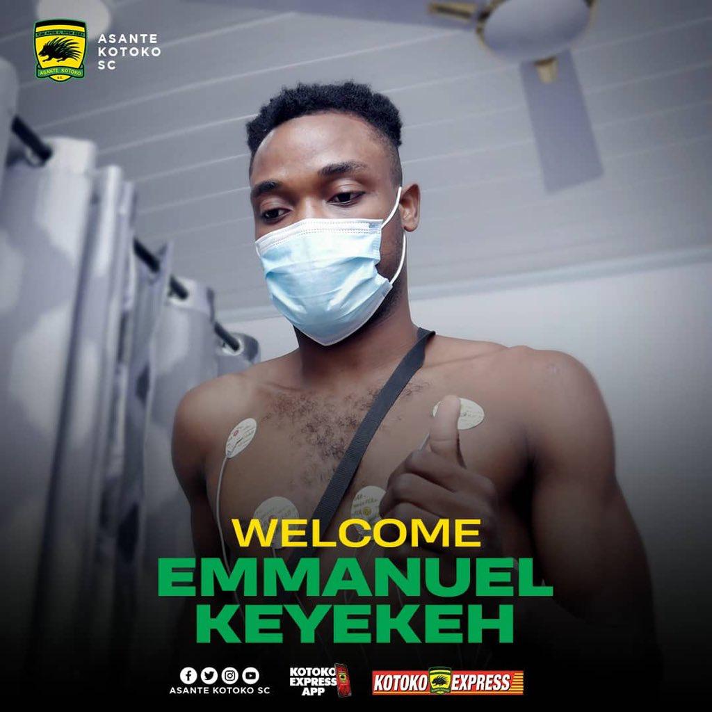 OFFICIAL: Asante Kotoko announce signing of Emmanuel Keyekeh and Yussif Mubarik