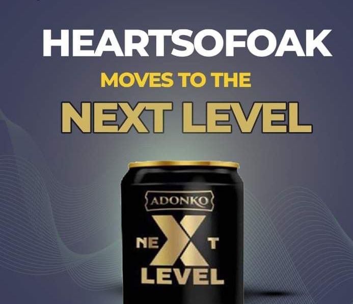 Hearts of Oak partners with Adonko Next Level drink