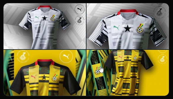 OFFICIAL: Photos of the new Ghana Black Stars kit