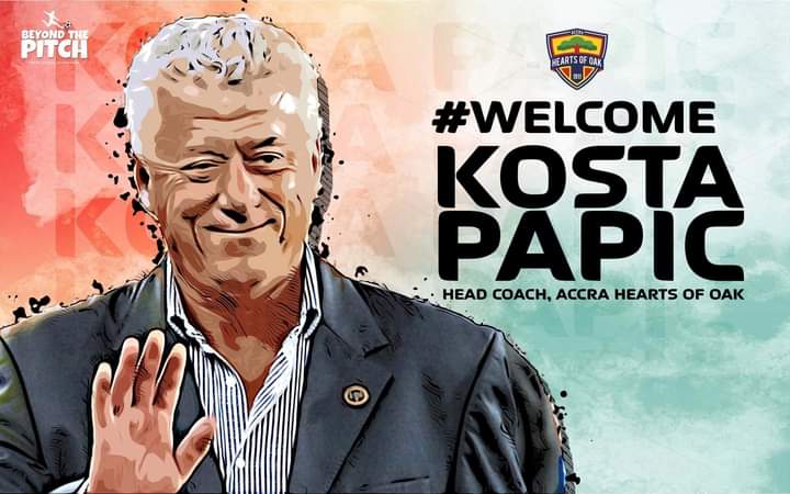 OFFICIAL: Hearts of Oak appoint Kosta Papic as new Head coach