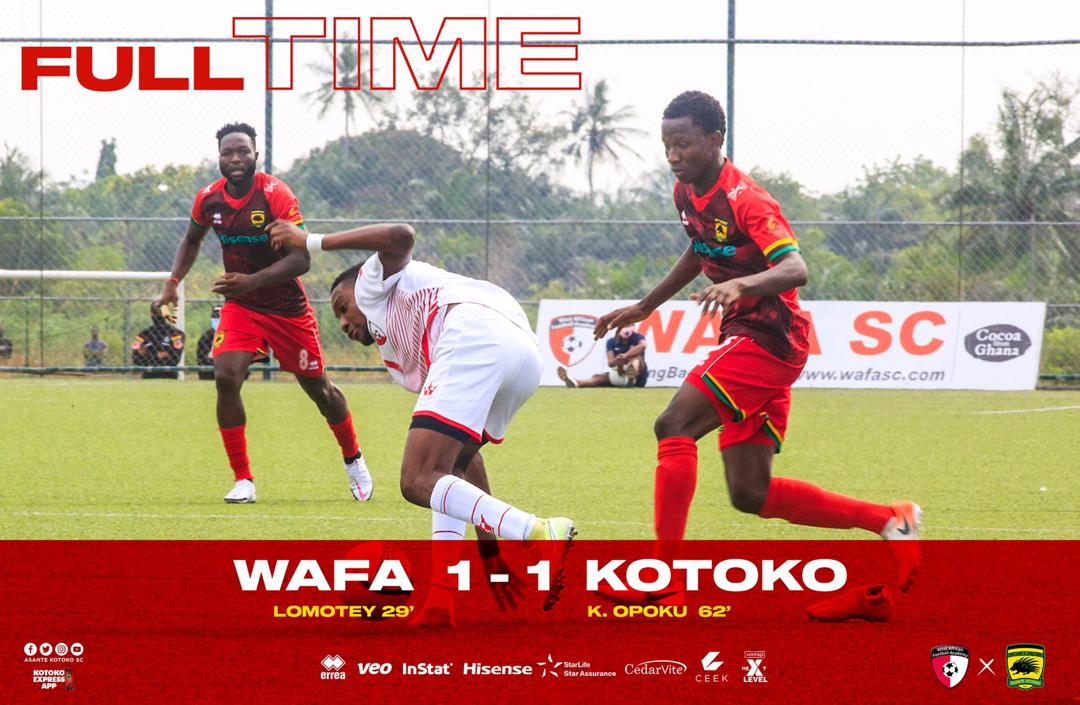 Watch Highlights : WAFA SC 1-1 Asante Kotoko | Ghana Premier League