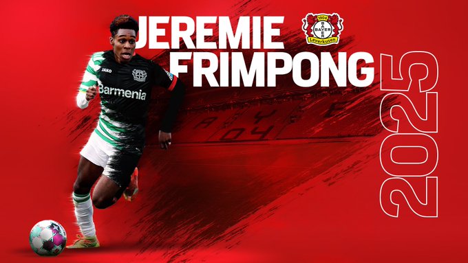 Jeremie Frimpong joins Bayer Leverkusen