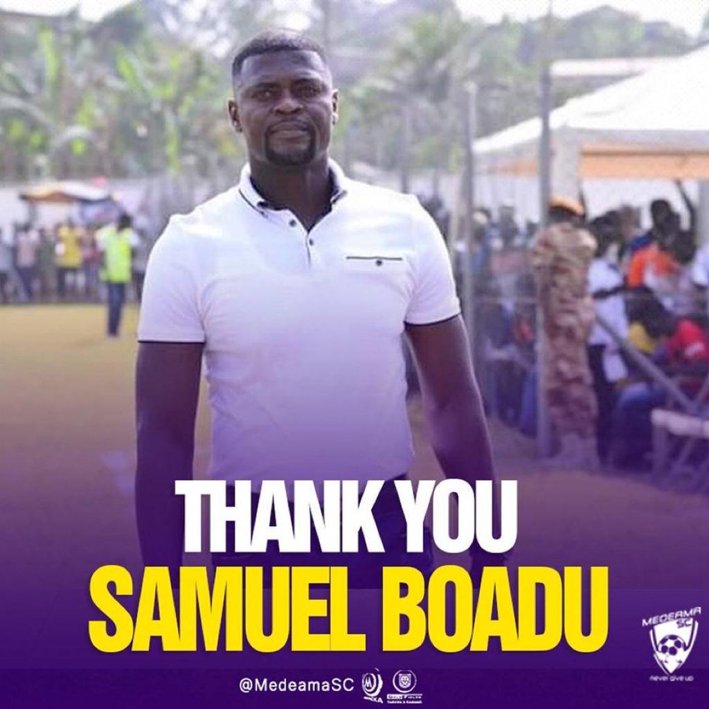 Breaking News: Medeama coach Samuel Boadu resigns from post