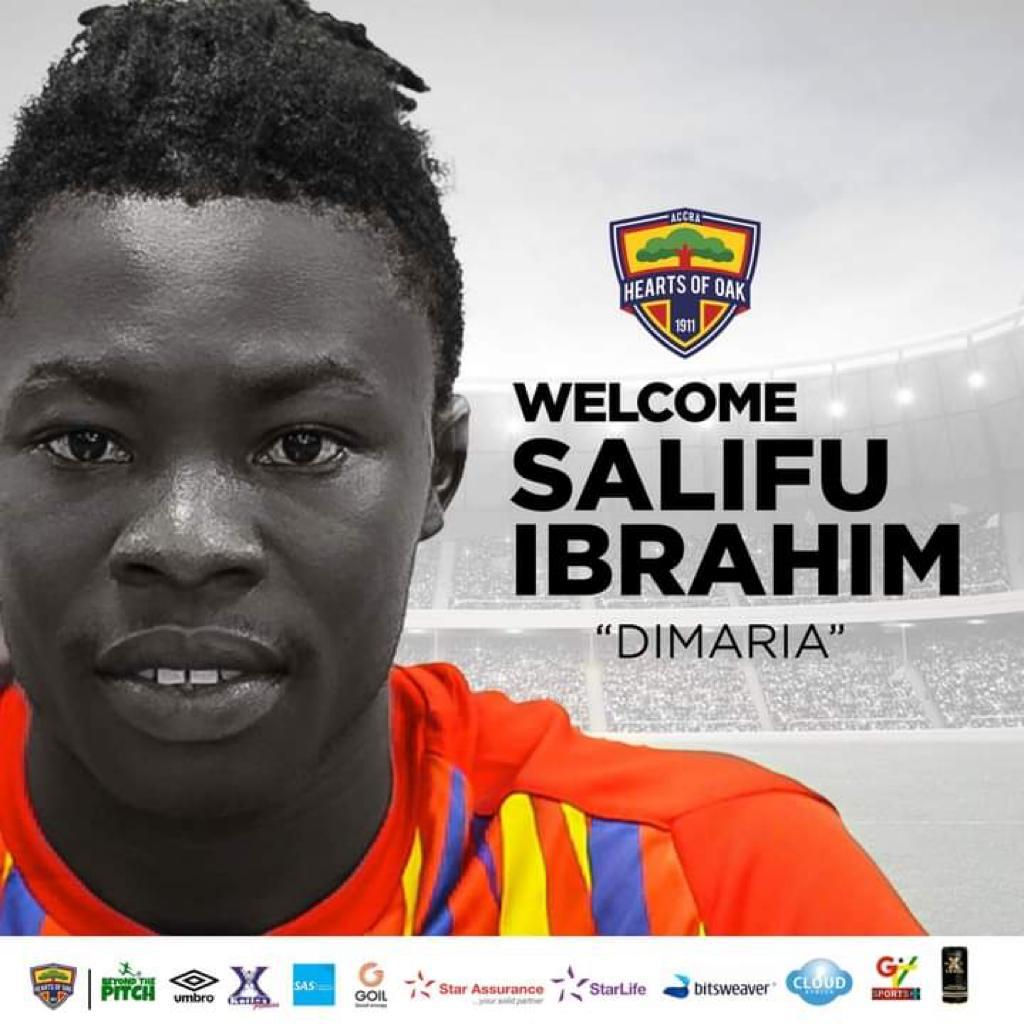 OFFICIAL: Hearts of Oak complete signing of Ibrahim Salifu