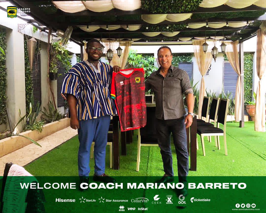 OFFICIAL: Asante Kotoko appoint Mariano Barreto as Head Coach