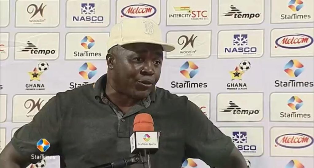 Yaw Acheampong disappointed with players after defeat against Kotoko