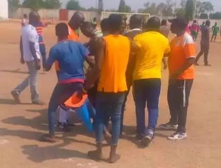 Angry Real Tamale United fans storm team training grounds, seize equipment