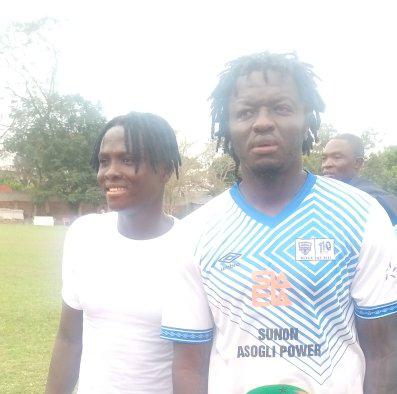 Samuel Inkoom training with Hearts of Oak Samuel Inkoom