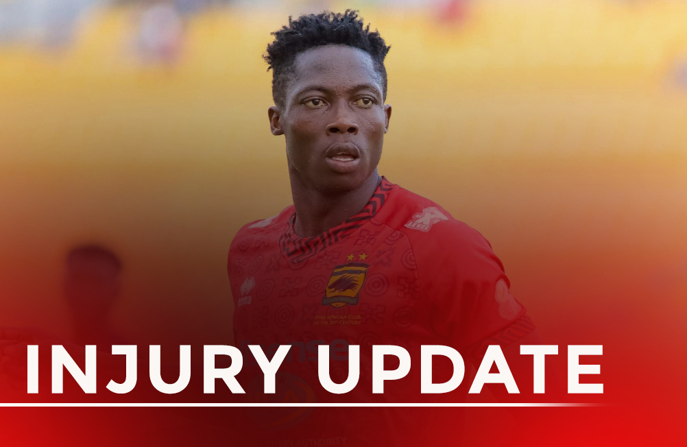 Injury update on Asante Kotoko midfielder Justice Blay