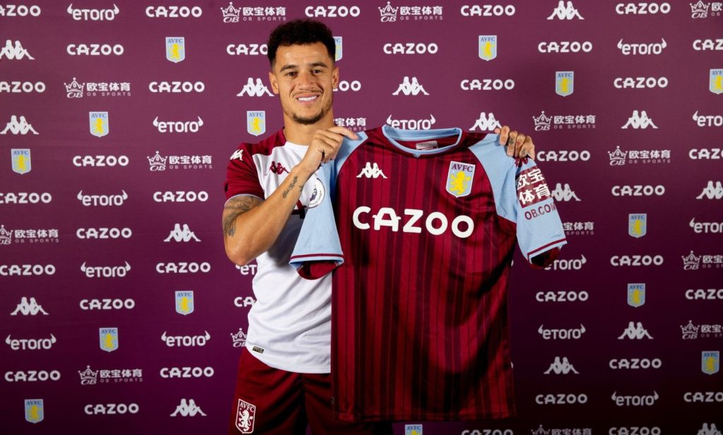 Philippe Coutinho Joins Aston Villa Permanently from Fc Barcelona
