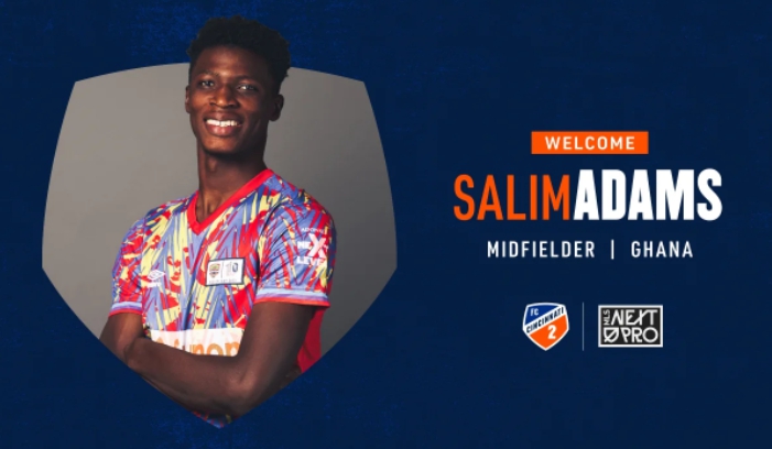Hearts of Oak Salim Adams join American club FC Cincinnati