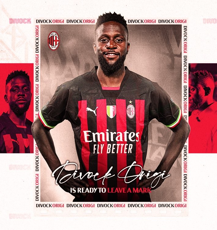 Divock Origi joins AC Milan on 4-Year free transfer