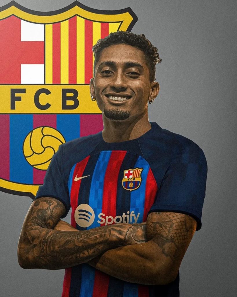 Barcelona finalize Raphinha’s move to Camp Nou