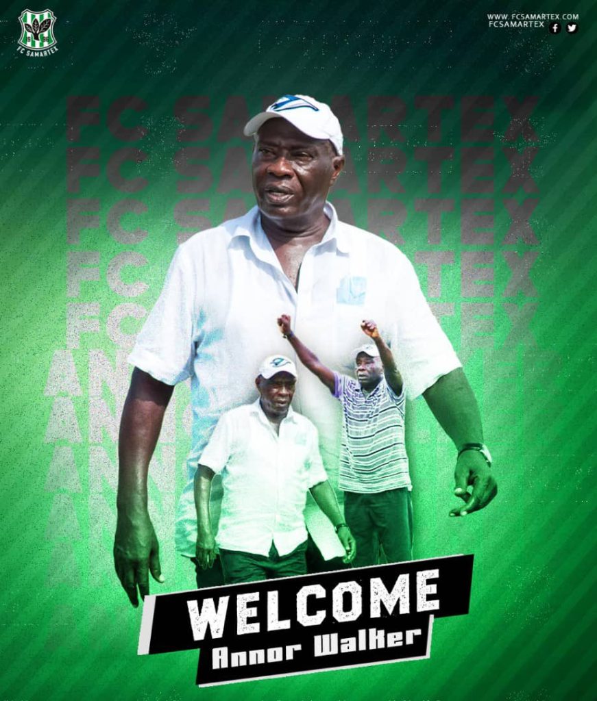 FC Samartex announce Annor Walker as Head Coach