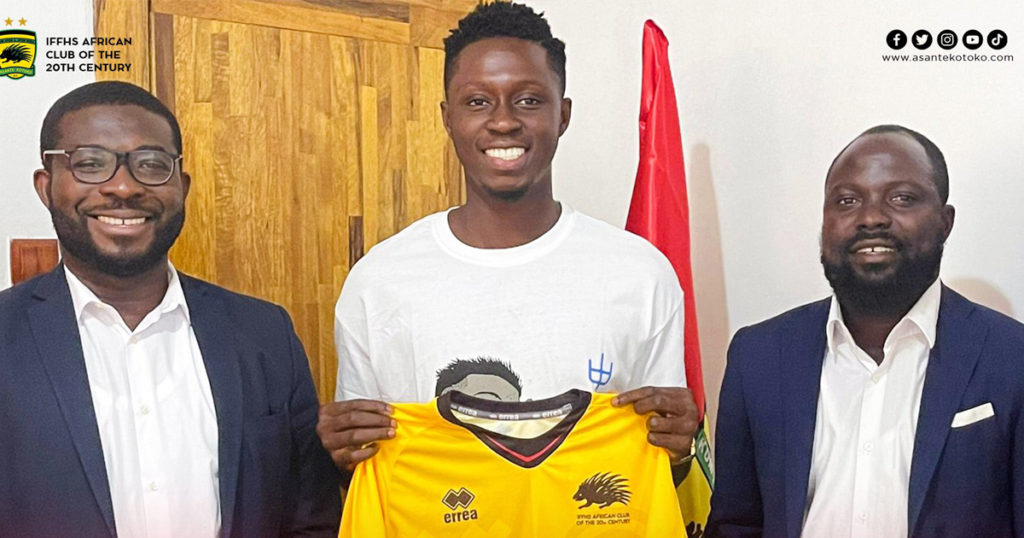 OFFICIAL: Asante Kotoko announce signing of Frederick Asare