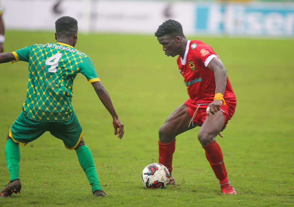 Eric Serge Zeze wins Man of the match in his second Kotoko start.