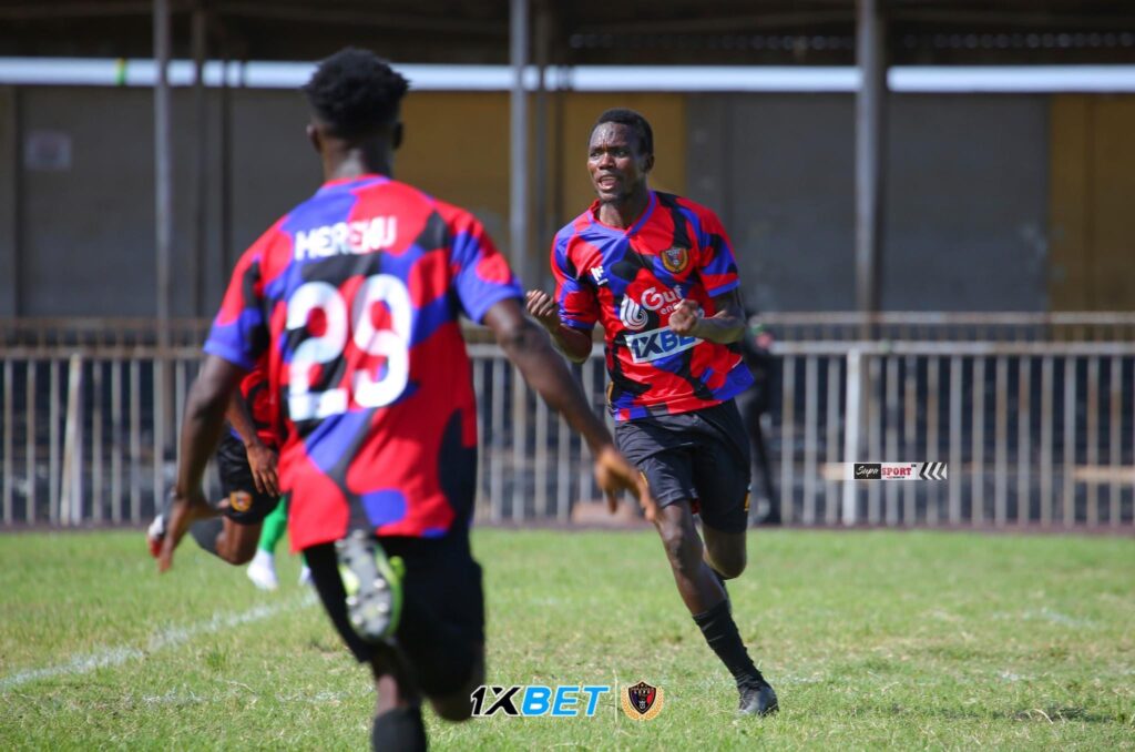 Legon Cities beat Kotoku Royas 2-0 to keep hopes of surviving in the GPL alive