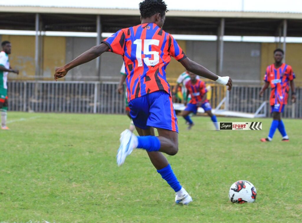 Frank Akoto with a fantastic display on his return to the GPL with Legon Cities