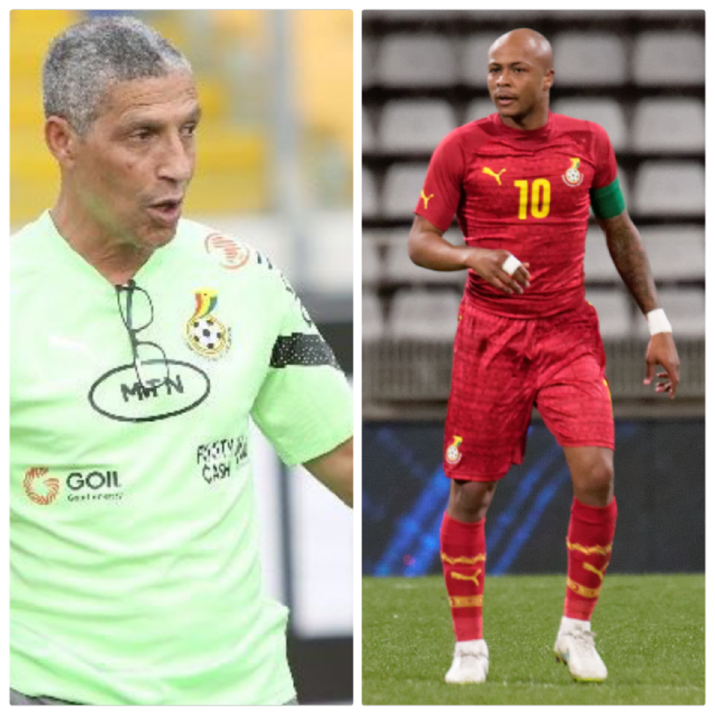 2023 AFCONQ: Chris Hughton unfazed by public anger over Andre Ayew inclusion in the BlackStars squad