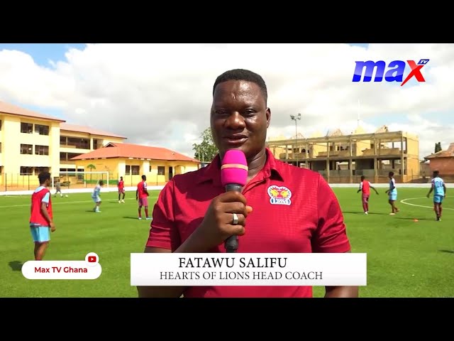 Heart of Lions coach Fatawu Salifu optimistic about getting first league win despite slow start