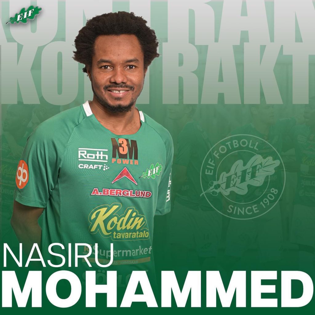 Nasiru Mohammed joins Ekenas IF