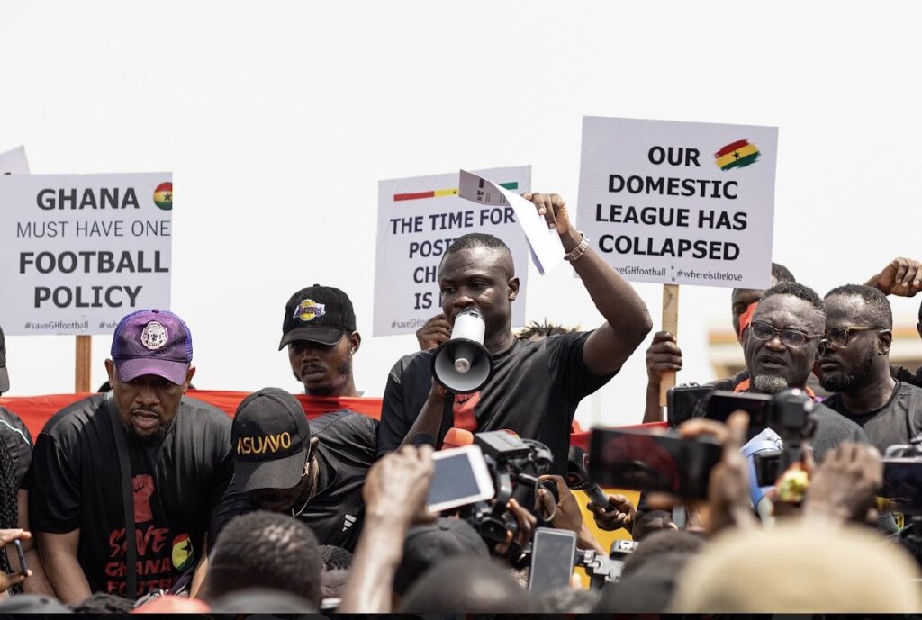 ‘SaveGhanaFootball demo : Ghanaians flood the streets over poor state of football and others