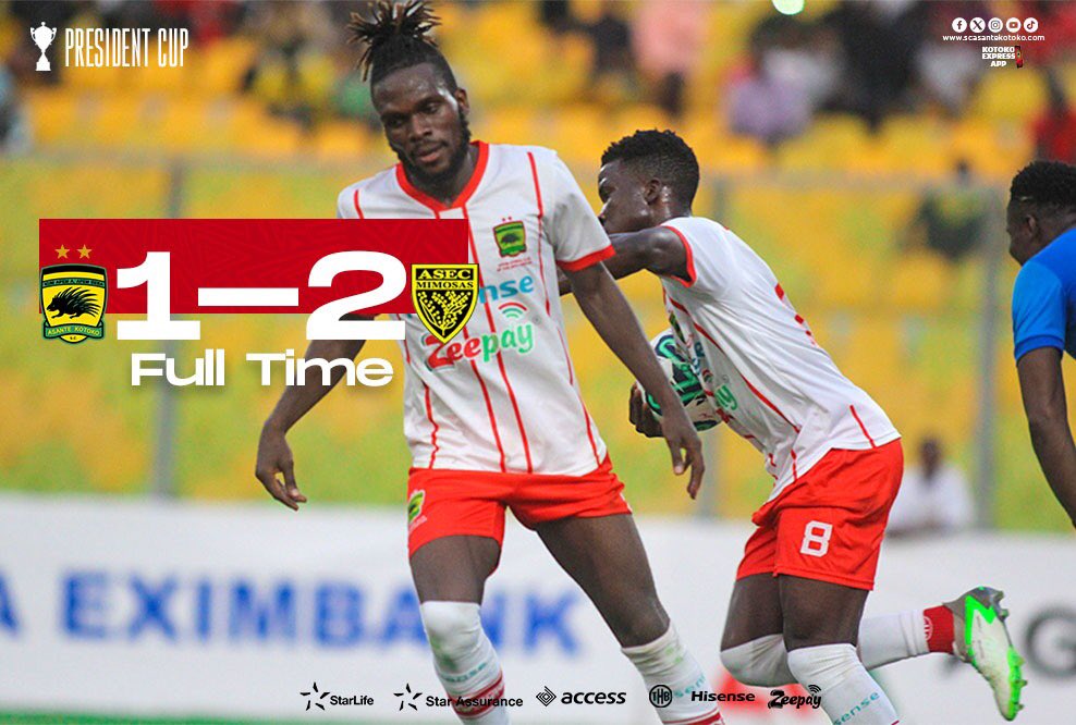 Kotoko lose to ASEC Mimosas in Presidents Cup 2024
