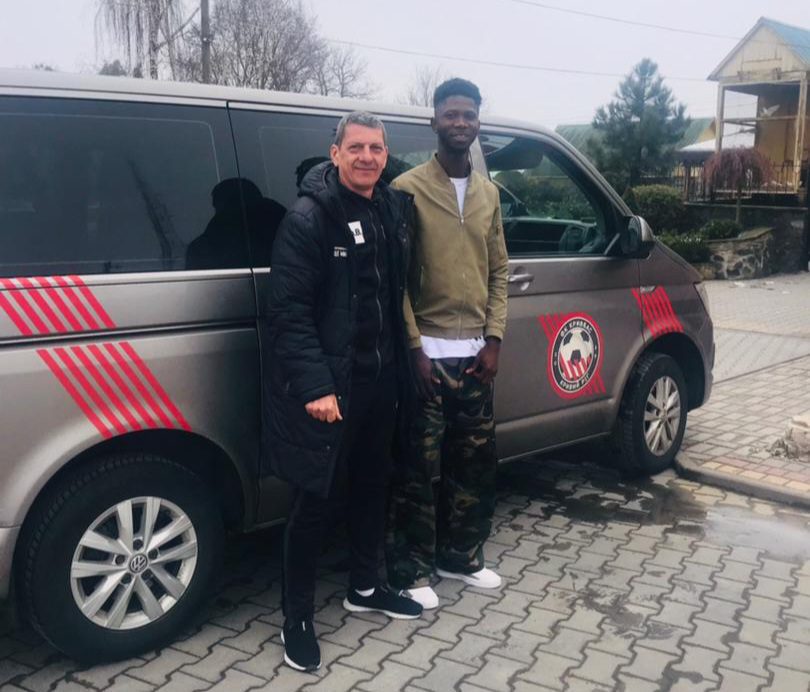 Konadu Yiadom arrives in Ukraine to start his journey with Kryvbas Kryvyi Rih.