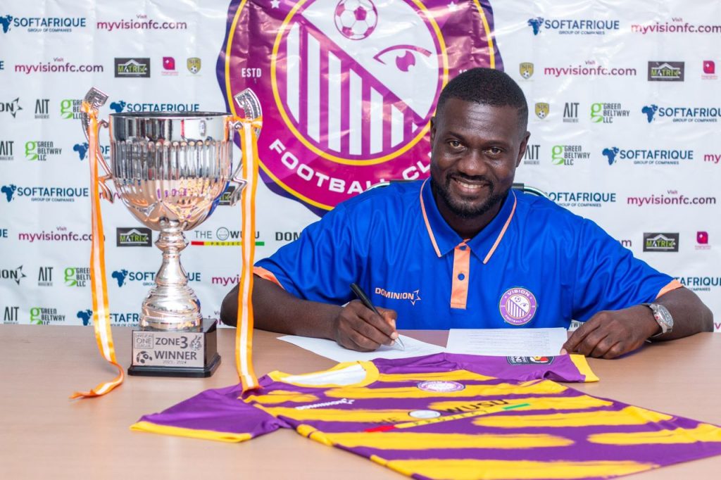 Vision FC appoint Nana Kweku Agyemang as new head coach