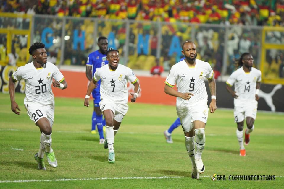 WCQ 26 : Jordan Ayew masterclass inspires Black Stars to victory over Central Africa Republic