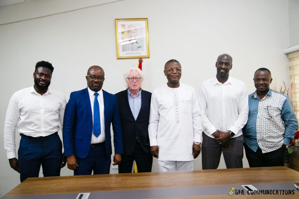 GFA President leads Black Stars technical team to Sports Minister Kofi Adams