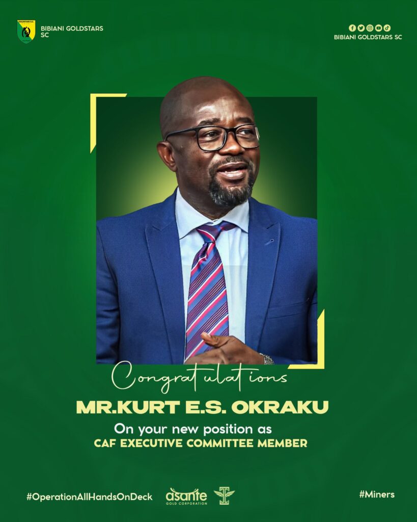 Ghanaian clubs show Kurt Okraku love after CAF ExCo victory