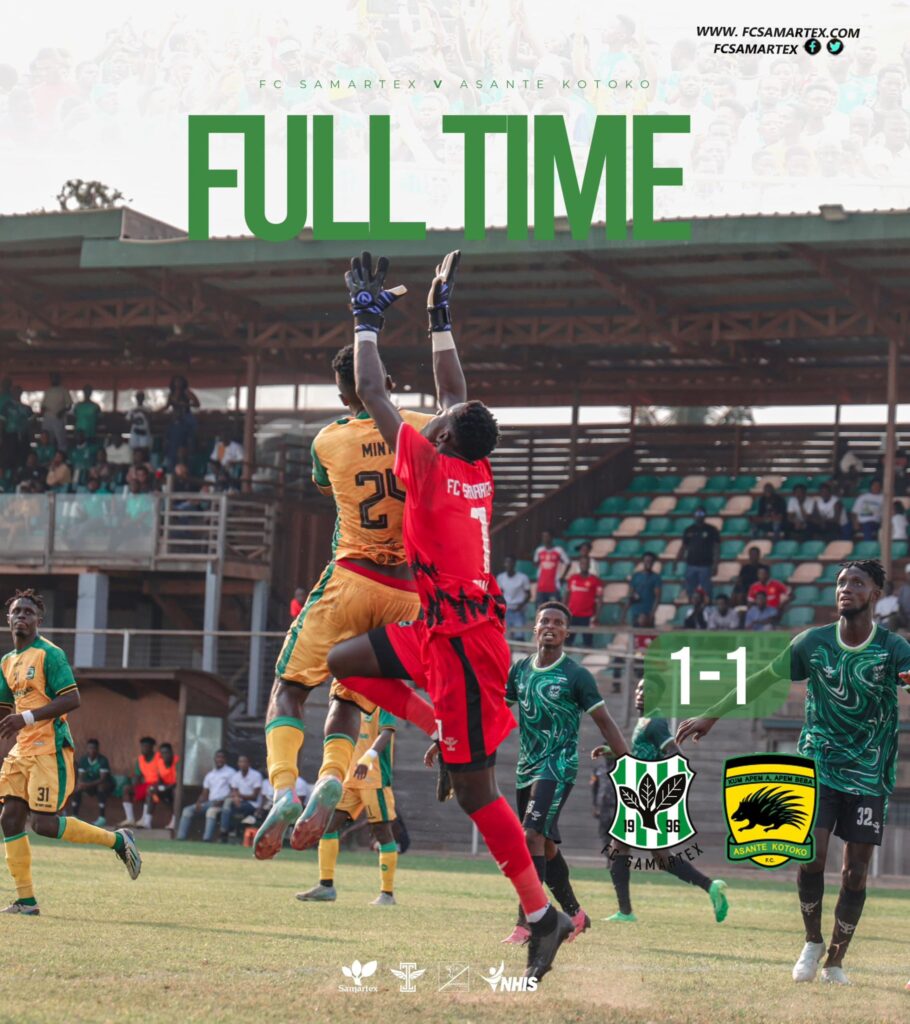 Match Report – Samartex 1-1 Asante Kotoko